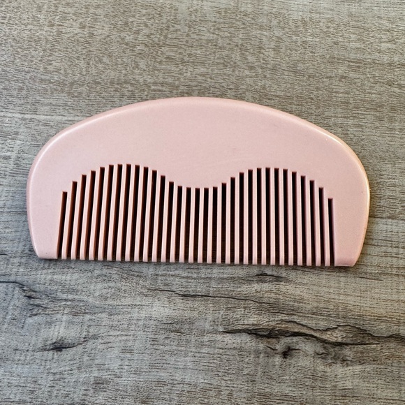 Gucci Beauty Comb with Pouch 🌸 Millennial Baby Pink Floral Authentic Spring GWP - Picture 8 of 10